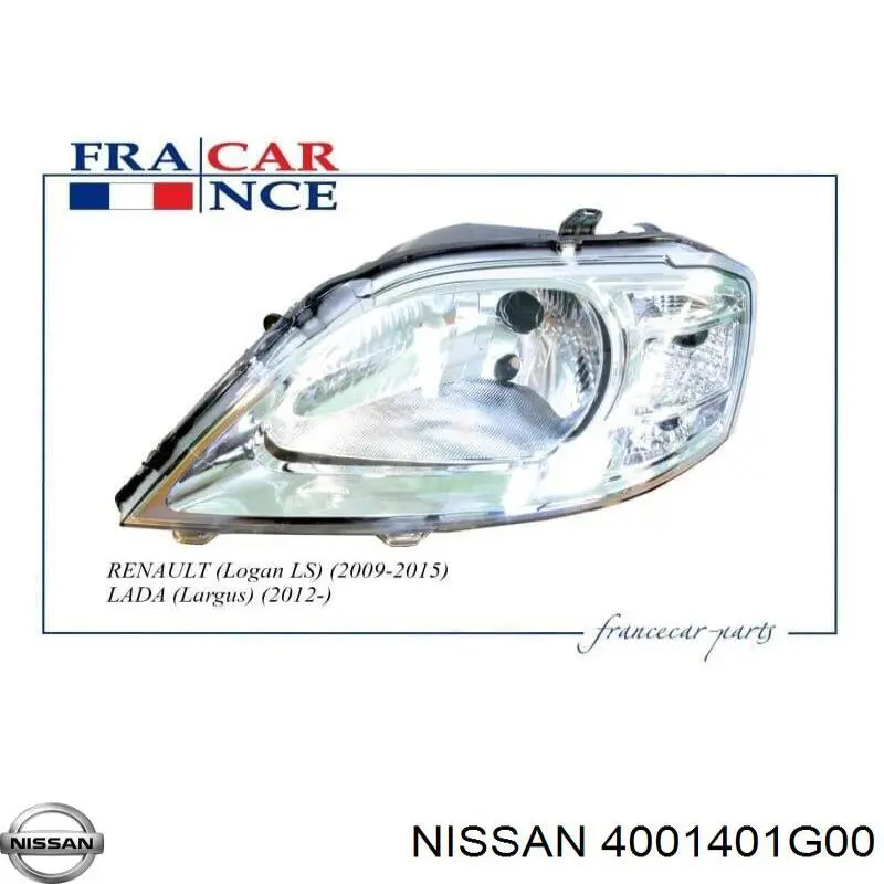 Mangueta delantera derecha Nissan/Infiniti 4001401G50 precio, desde 66,07 EUR