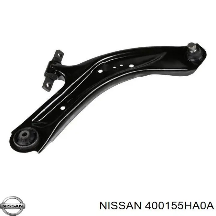 400155HA0A Nissan muñón del eje, suspensión de rueda, delantero izquierdo