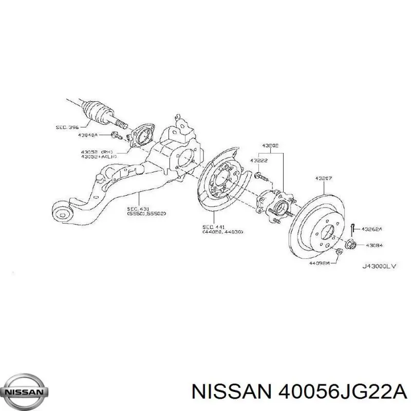 40056JG22A Nissan