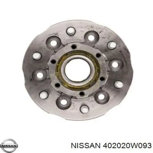 402020W093 Nissan cubo de rueda delantero