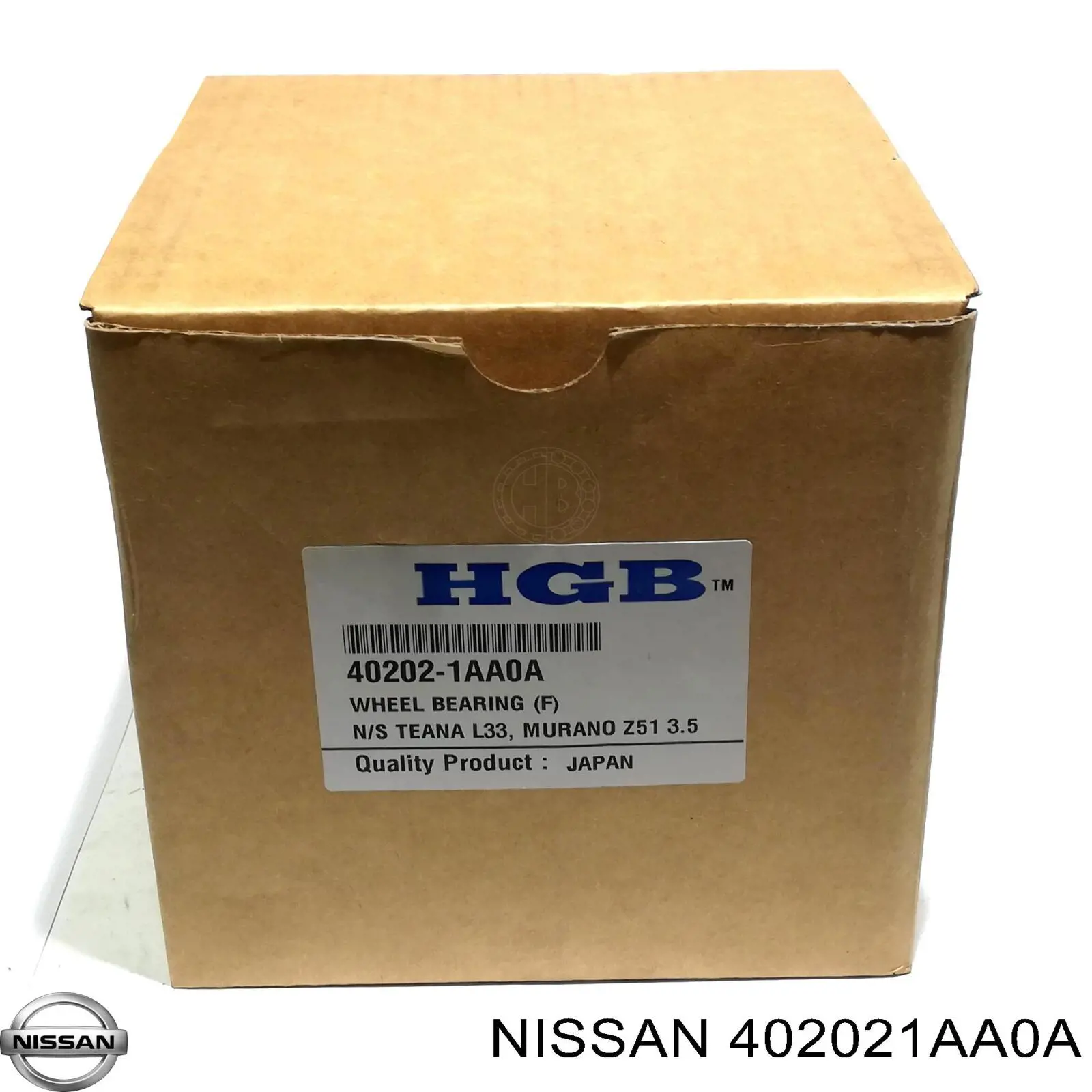 402021AA0A Nissan cubo de rueda delantero