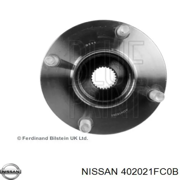 402021FC0B Nissan cubo de rueda delantero