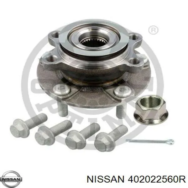 402022560R Nissan cubo de rueda delantero