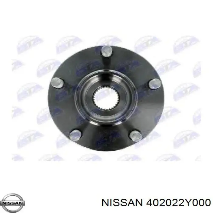 Buje de rueda delantero 14101169 Abakus