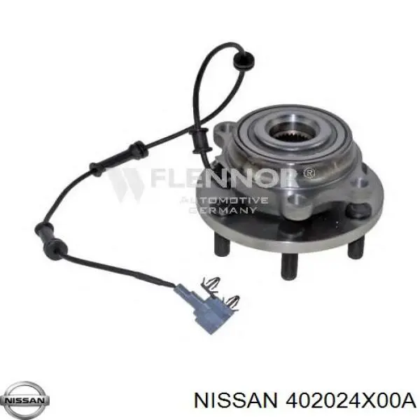 Buje de rueda delantero 402024X00A Nissan/Infiniti