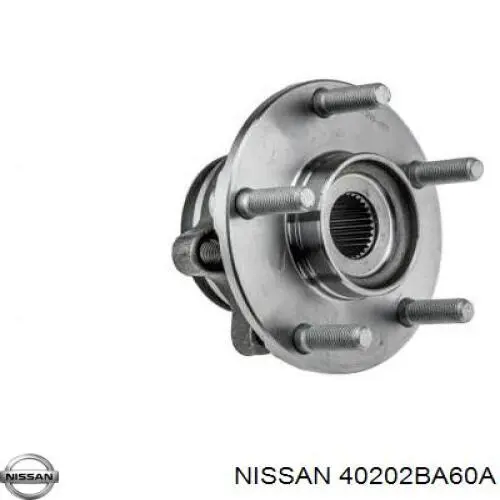 40202BA60A Nissan cubo de rueda delantero