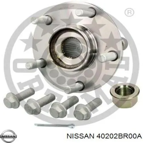 40202BR00A Nissan/Infiniti Cubo delantero
