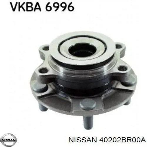 Buje de rueda delantero Nissan/Infiniti 40202BR00A precio, desde 174,24 EUR