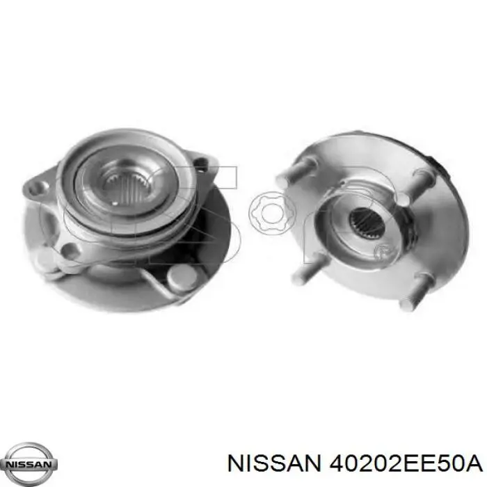 40202EE50A Nissan cubo de rueda delantero