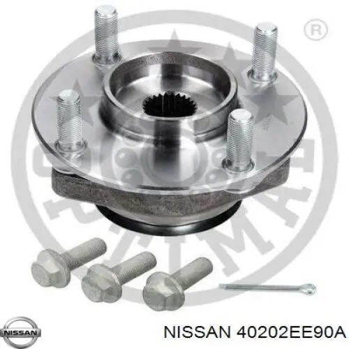 Buje de rueda delantero Nissan/Infiniti 40202EE90A precio, desde 57,85 EUR