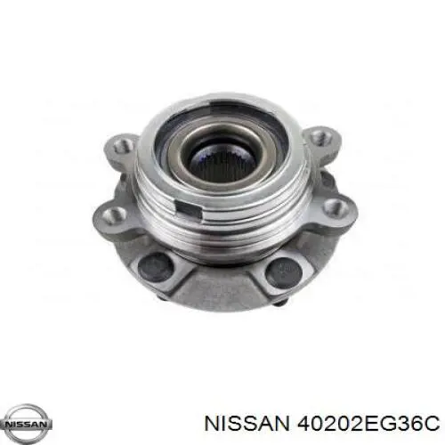 Buje de rueda delantero 40202EG36C Nissan/Infiniti