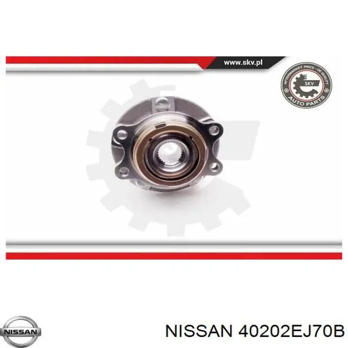 Buje de rueda delantero Nissan/Infiniti 40202EJ70B precio, desde 80,45 EUR