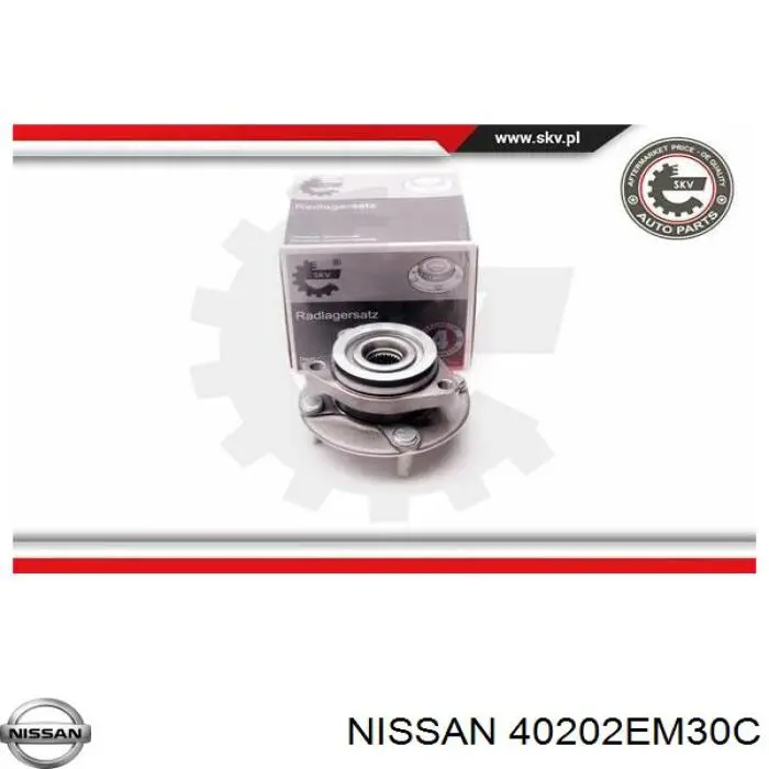 Buje de rueda delantero Nissan/Infiniti 40202EM30C precio, desde 607,73 EUR