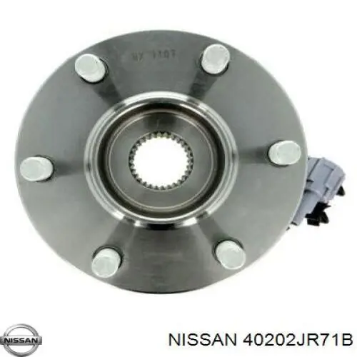 40202JR71B Nissan cubo de rueda delantero