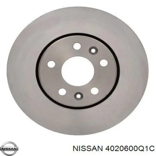 4020600Q1C Nissan freno de disco delantero