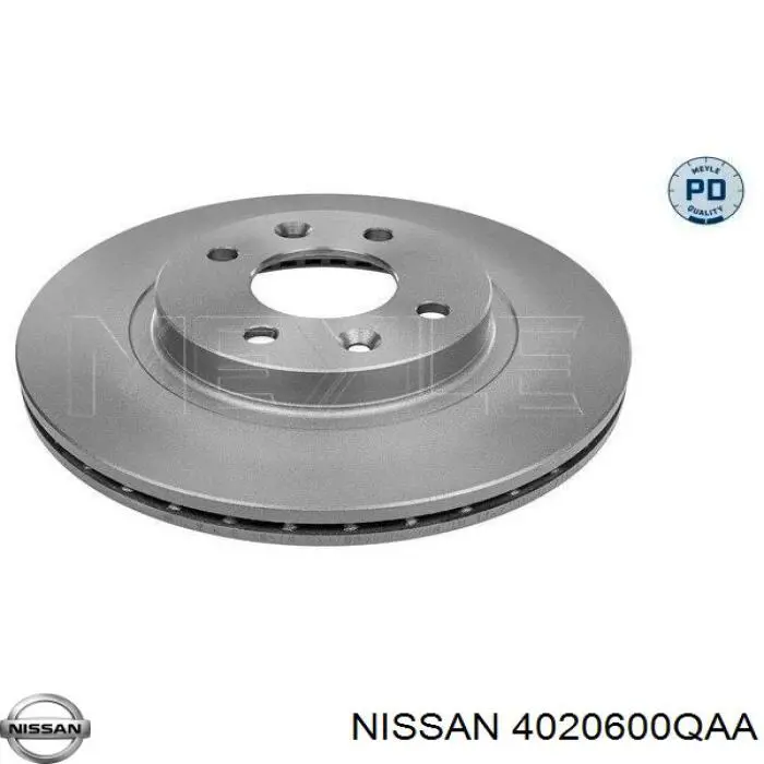 Disco de freno 4020600QAA Nissan/Infiniti