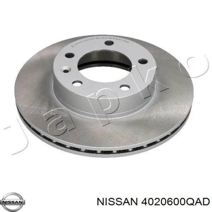 4020600QAD Nissan disco de freno delantero
