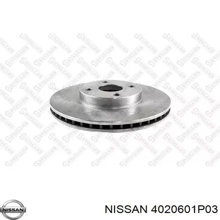 4020601P03 Nissan disco de freno trasero