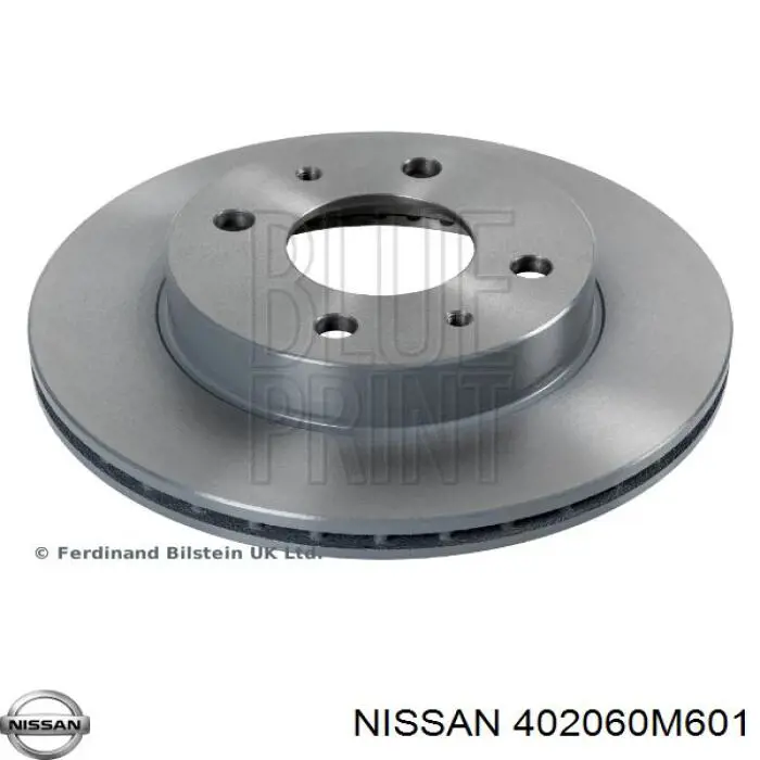 402060M601 Nissan disco de freno delantero