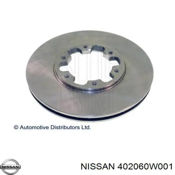 402060W001 Nissan disco de freno delantero