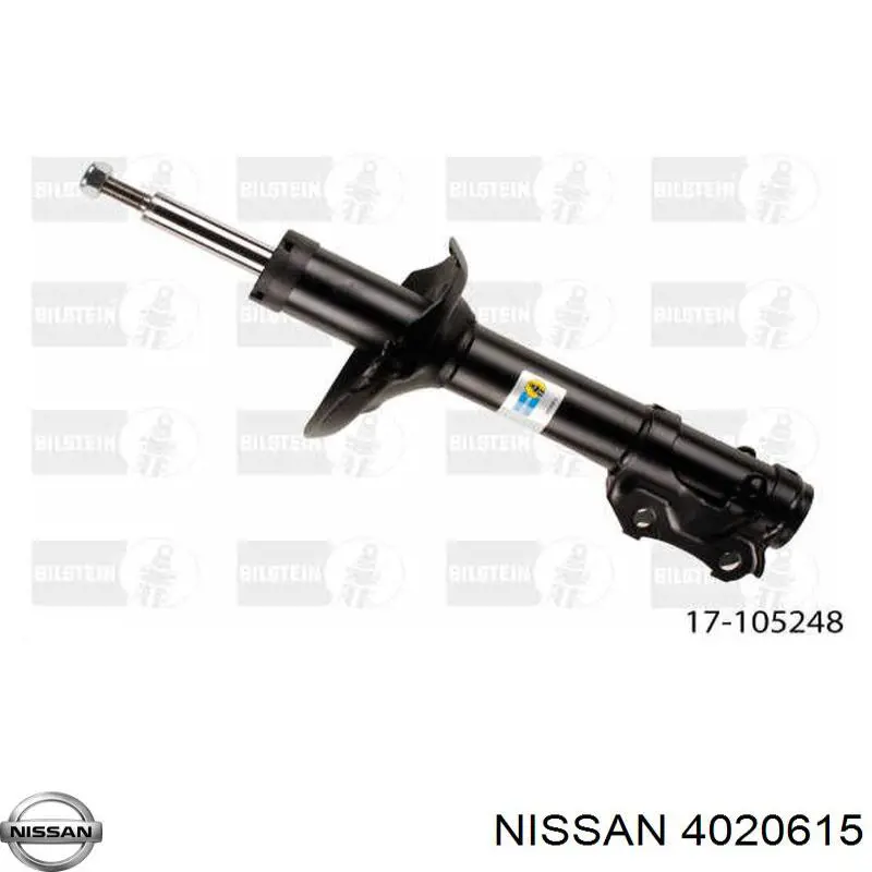 4020615 Nissan freno de disco delantero