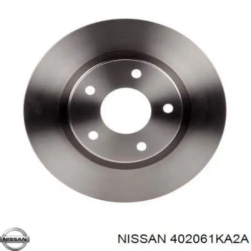 402061KA2A Nissan freno de disco delantero