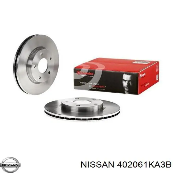 Disco de freno delantero Nissan/Infiniti 402061KA3B