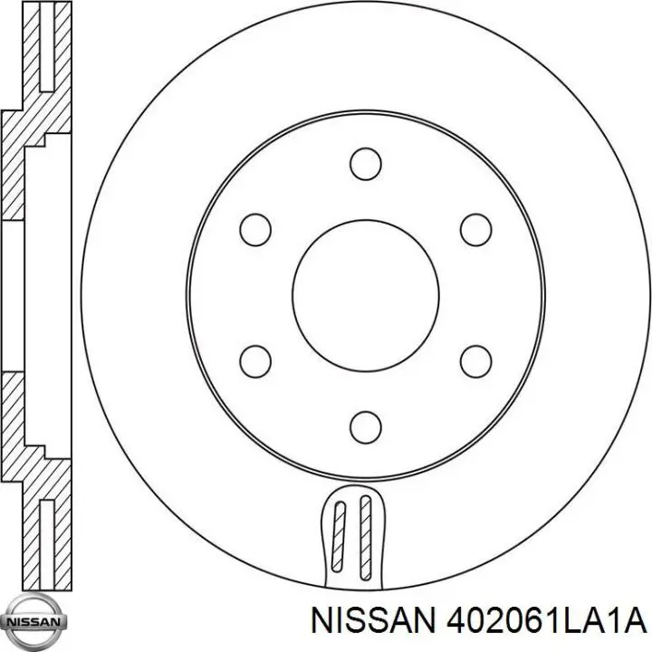 Frenos delanteros Nissan/Infiniti 402061LA1A precio, desde 89,98 EUR