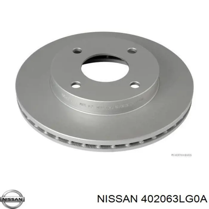 402063LG0A Nissan disco de freno delantero