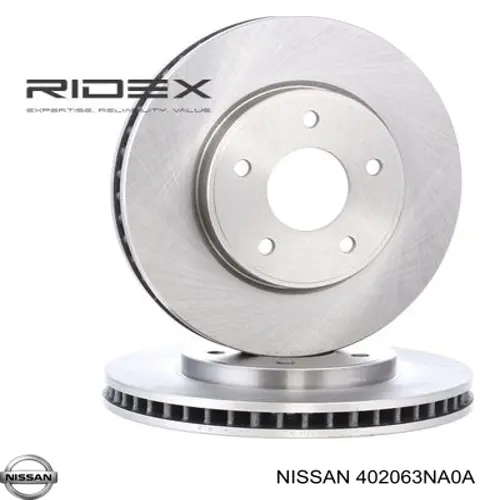 Disco de freno 402063NA0A Nissan/Infiniti