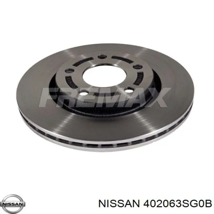 Comprar 402063SG0B Nissan/Infiniti Freno de disco delantero