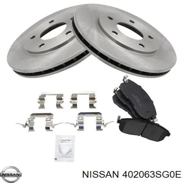 Frenos delanteros Nissan/Infiniti 402063SG0E precio, desde 38,84 EUR