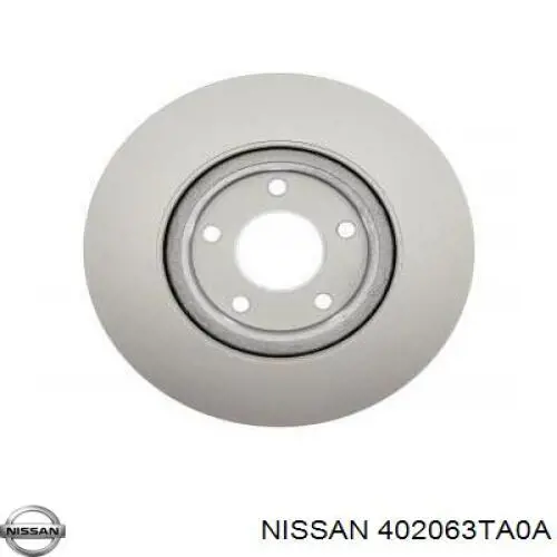 402063TA0A Nissan disco de freno delantero