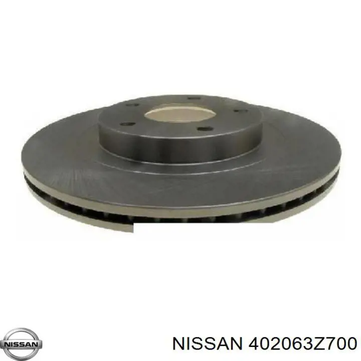 402063Z700 Nissan freno de disco delantero