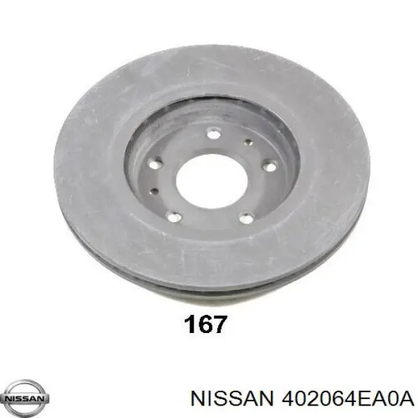 Comprar 402064EA0A Nissan/Infiniti Freno de disco delantero