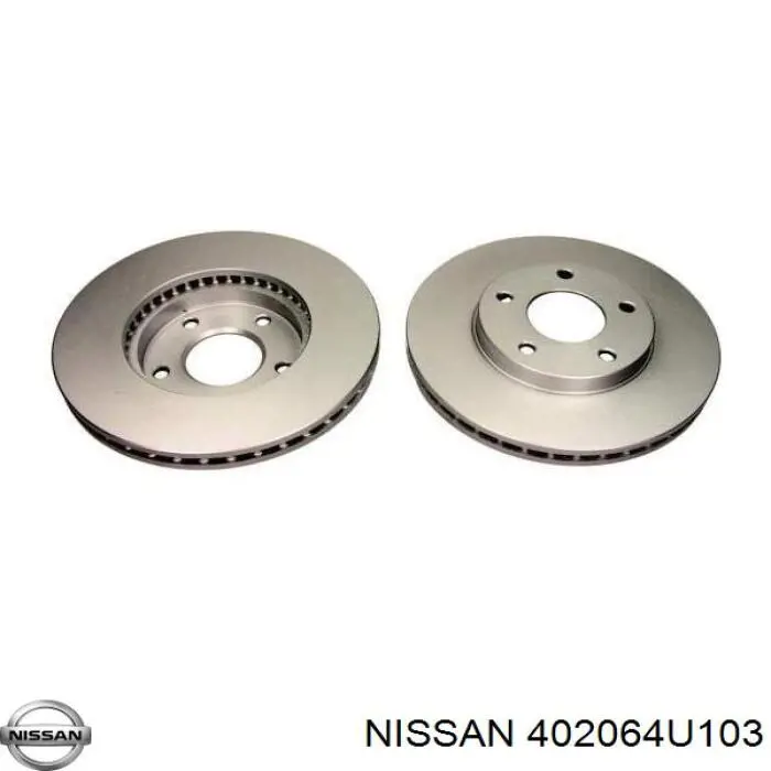 402064U103 Nissan disco de freno delantero