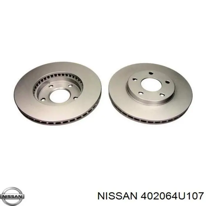 402064U107 Nissan disco de freno delantero