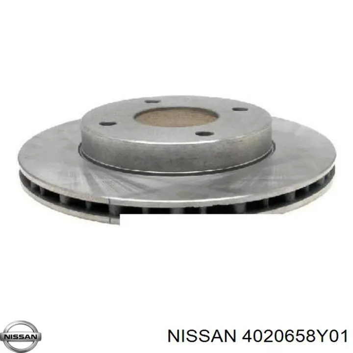 4020658Y01 Nissan disco de freno delantero