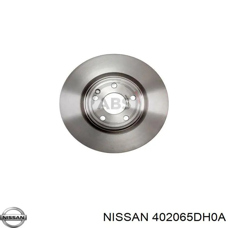 402065DH0A Nissan disco de freno delantero