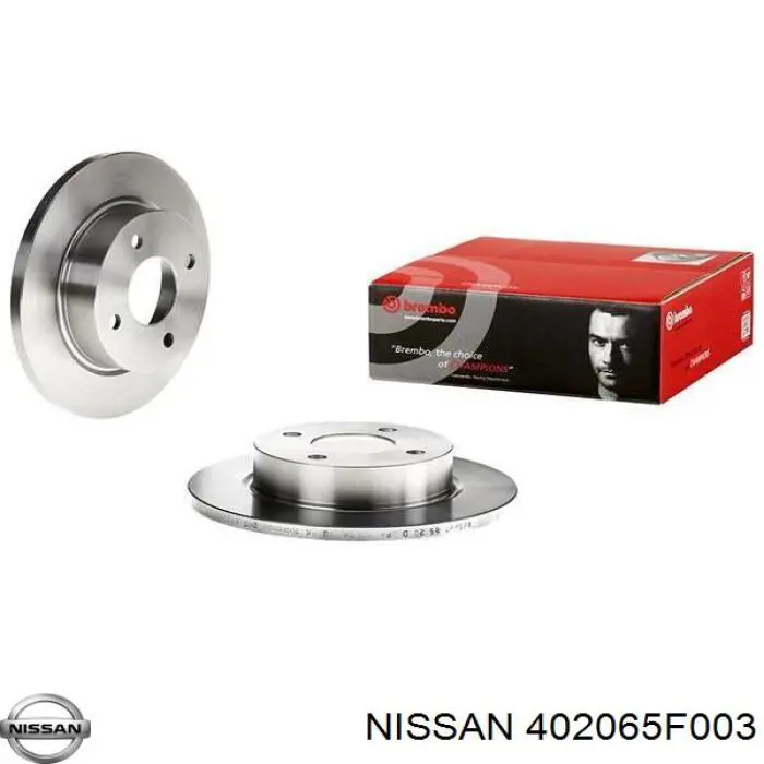 402065F003 Nissan disco de freno delantero