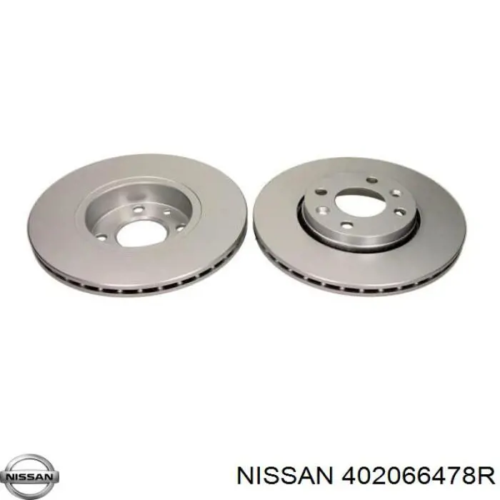 402066478R Nissan freno de disco delantero