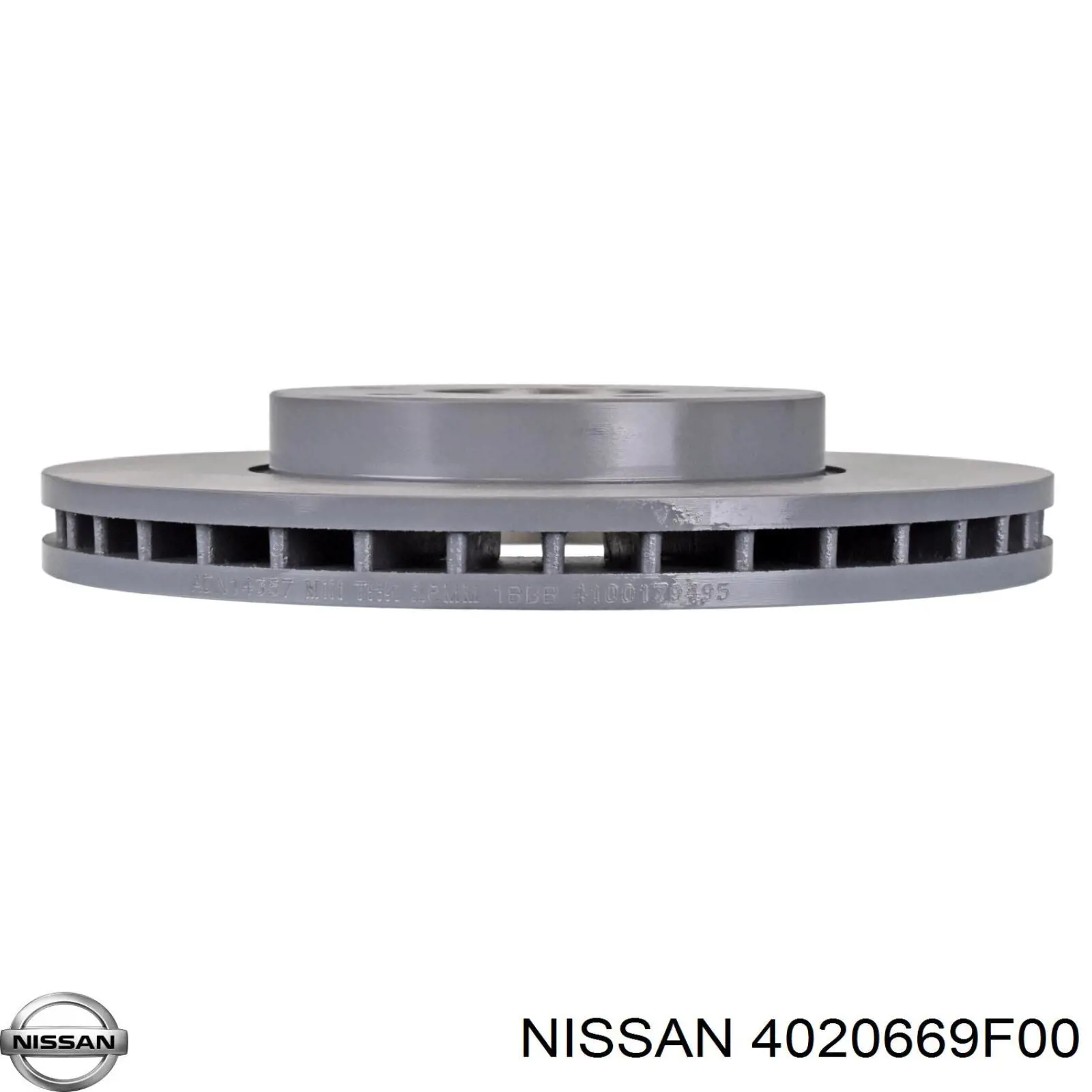 4020669F00 Nissan freno de disco delantero