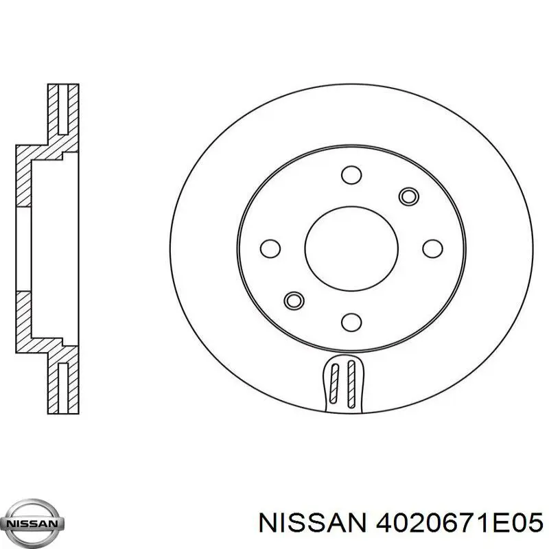 Frenos delanteros Nissan/Infiniti 4020671E05 precio, desde 33,01 EUR