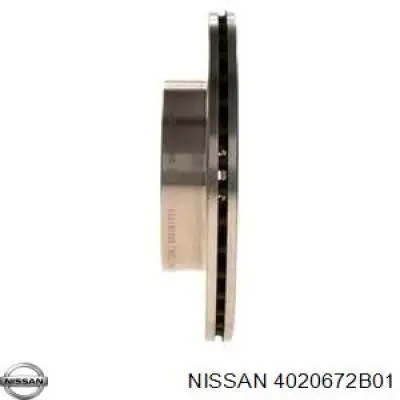 4020672B01 Nissan freno de disco delantero