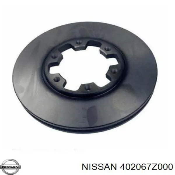 402067Z000 Nissan disco de freno delantero