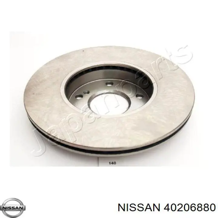 40206880 Nissan freno de disco delantero