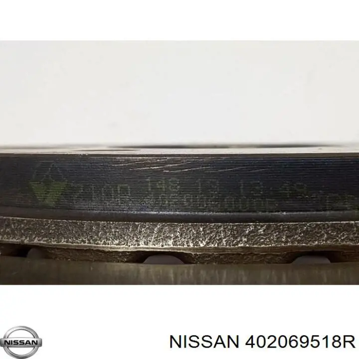 402069518R Nissan disco de freno delantero