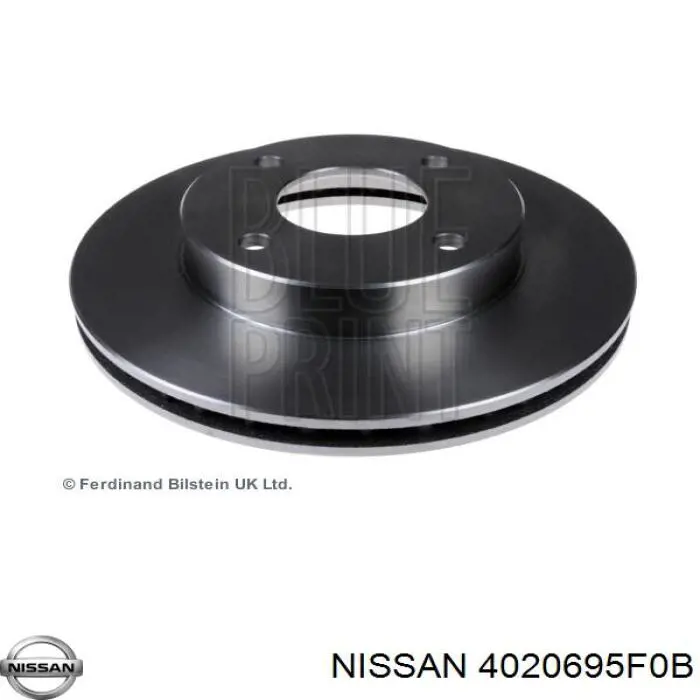 4020695F0B Nissan freno de disco delantero