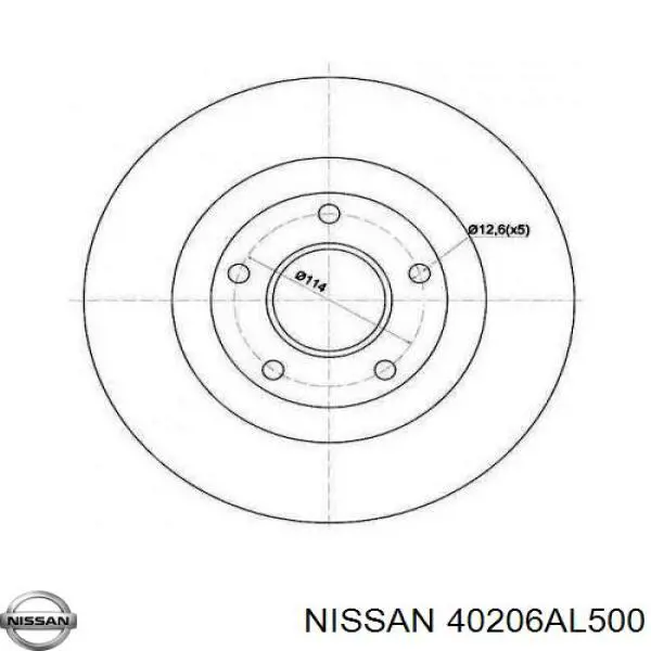 Disco de freno delantero Nissan Altima sedán comprar en España