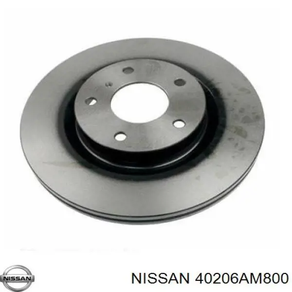 40206AM800 Nissan disco de freno delantero